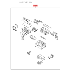 Комплект прокладок двигателя 20910-27D10 Mobis