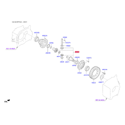Сателлит дифференциала АКПП 45837-3B601 Mobis