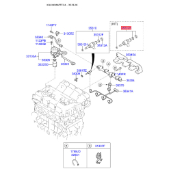 Кільце форсунки ущільнювальне 35312-2G730 Mobis