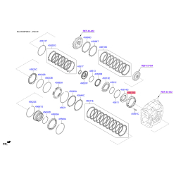 Держатель (корзина) тормоза АКПП 45615-3B000 Mobis