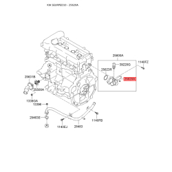 Корпус термостата 25620-23640 Mobis