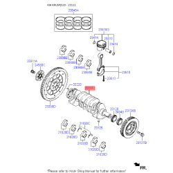 Колінчастий вал 23111-2G030 Mobis