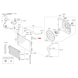 Крепление радиатора верхнее 25333-2S200 Mobis