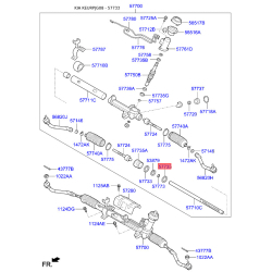 Втулка рейки рульового механізму 57733-38000 Mobis
