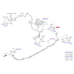 Шланг гальмівний правий 58738-C1500 Mobis