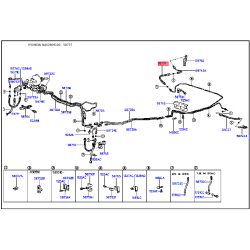 Шланг тормозной 58737-28000 Mobis