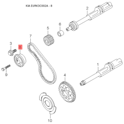 Сайлентблок рычага подвески 54440-38000 Mobis