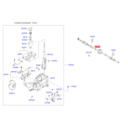 Трос переключения передач АКПП 46790-38111 Mobis