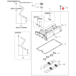 Подушка безпеки пасажирська на передню панель 84530-38000 Mobis