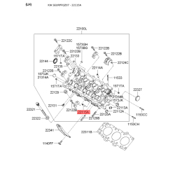 Напрямна втулка клапана 22115-37100 Mobis