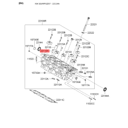 Напрямна втулка клапана 22114-23000 Mobis