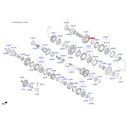 Підшипник голчастий КПП 43285-24300 Mobis