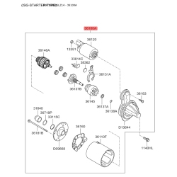 Стартер 36100-2E120 Mobis