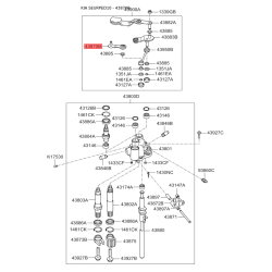 Важіль перемикання передач 43870-24300 Mobis