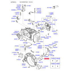 Кронштейн АКПП верхній 45215-39652 Mobis
