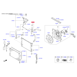 Крышка расширительного бачка 25330-1R000 Mobis