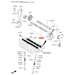 Розподільний вал 24200-23550 Mobis