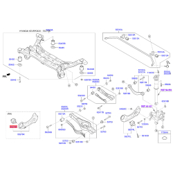Сайлентблок заднего продольного рычага правый 55290-E6400 Mobis