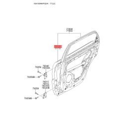 Дверь, кузов правая 77121-1F010 Mobis