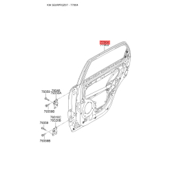 Дверь, кузов правая 77004-1F020 Mobis