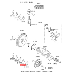 Вкладыши коренные 21020-37335 Mobis