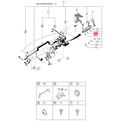 Рукав воздухозаборника, воздушный фильтр 28210-37510 Mobis
