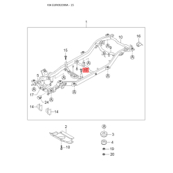 Регулировочная шайба, зазор клапана 0K770-12991 Mobis