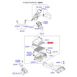 Кріплення повітряного фільтра 28174-3K200 Mobis