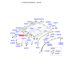 Пистон (клипса) обивки салона 10410-M2073QD Mobis