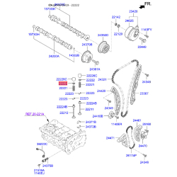 Тарелка клапана 22222-25000 Mobis