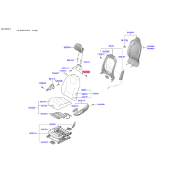 Винт обивки салона 12433-04103 Mobis