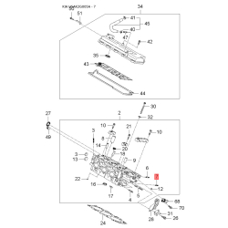 Болт кріплення рульового механізму 11234-12503 Mobis