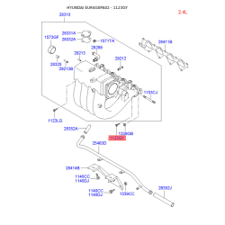 Болт крепления рабочего цилиндра сцепления 11233-08281 Mobis