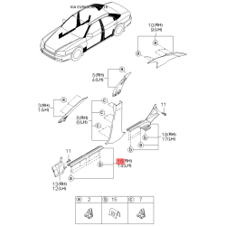 Чохол півосі (пильник) приводного валу 49508-38600 Mobis