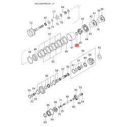 Уплотнитель (уплотнение) двери левый 0K018-73760A Mobis