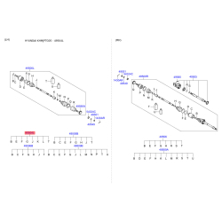 Дампер кіт лівий 49504-3KA20 Mobis