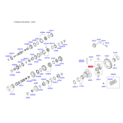 Сателлит дифференциала АКПП 45837-34001 Mobis