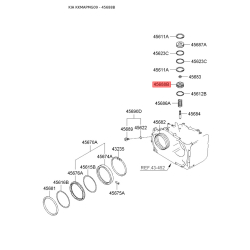 Тормозная лента, автоматическая коробка передач 45688-3A200 Mobis