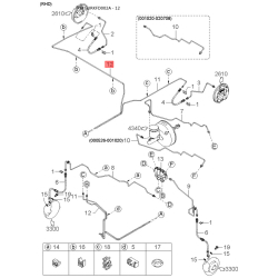 Брызговик задний правый 86842-FD010 Mobis