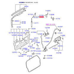 Кульова опора 81263-3A001 Mobis