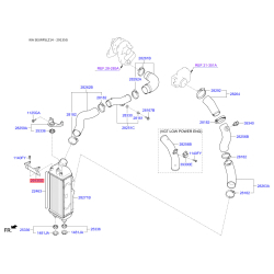 Облицювання / захисна накладка, облицювання радіатора 28274-2F000 Mobis