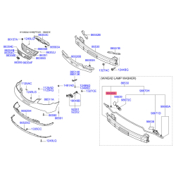 Адаптер, водяний насос омивача 98685-38200 Mobis