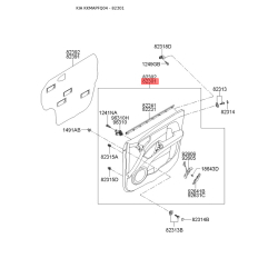 Обивка (накладка) салона левая 82301-1F071AGL Mobis