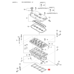 Опорне кільце, опора стійки амортизатора 0K30A-34340 Mobis
