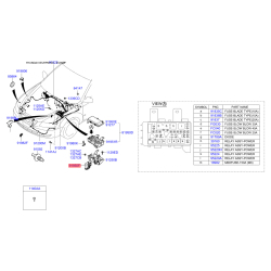 Коробка предохранителей и реле 91950-3K710 Mobis