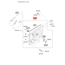 Оббивка (накладка) салону права 82302-1F071AGT Mobis