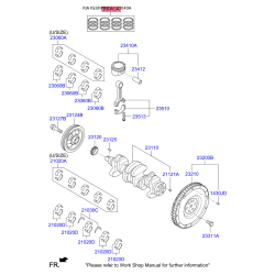 Кольца поршневые 23040-03050 Mobis