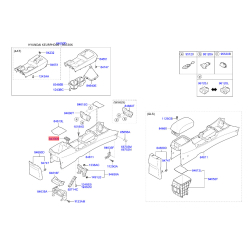 Пепельница 84614-2H0008M Mobis