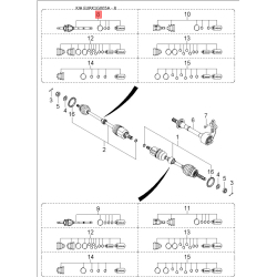 Ручка двери левая 83650-1G00000 Mobis