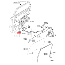 Подъемное устройство для окон левое 83403-1F010 Mobis